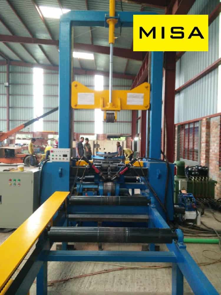 h beam assembling machine (mig welding)